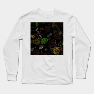 Autumn, Leaves Pattern 19 Long Sleeve T-Shirt